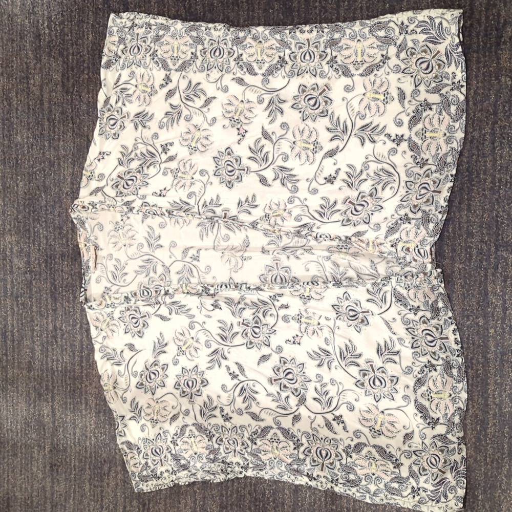 Short sleeve, open tunic boho chic